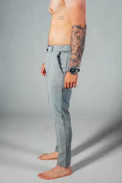 PANTALON GRIS UNICOLOR MONARCA