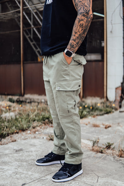 PANTALON CARGO MONARCA VERDE OLIVO