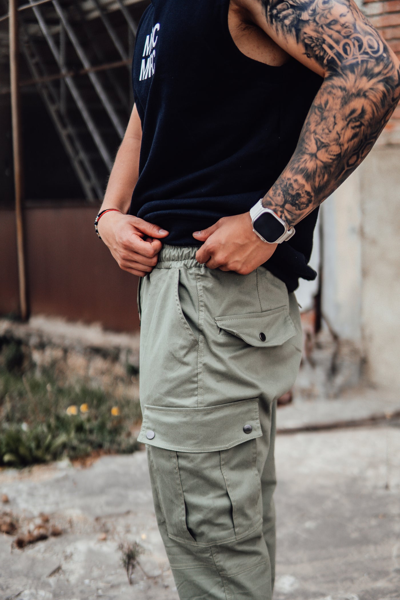 PANTALON CARGO MONARCA VERDE OLIVO