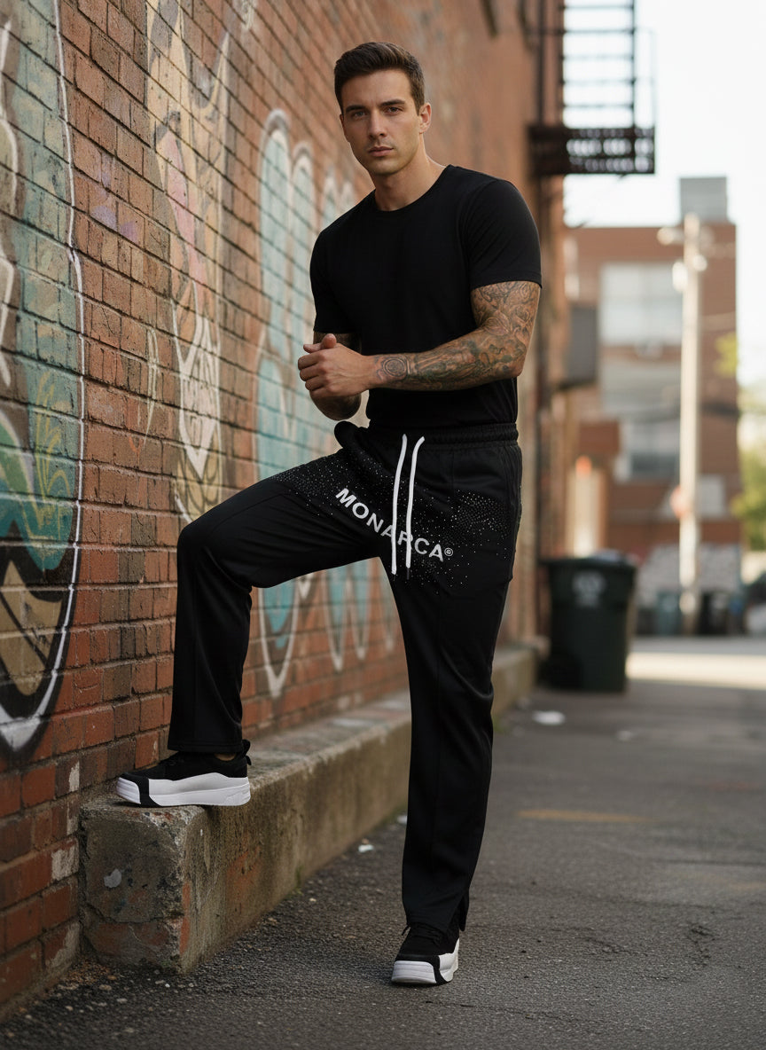 PANTALON GALAXY CON PEDRERIA MONARCA